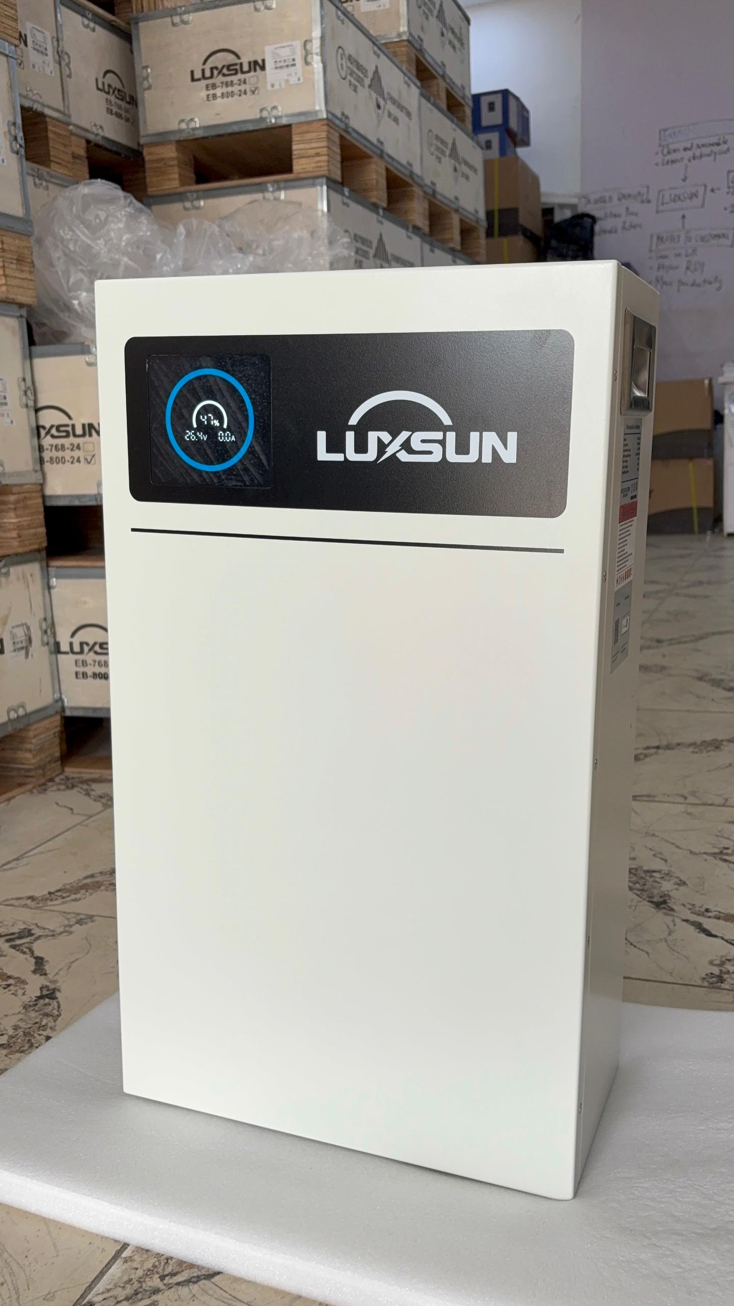 LUXSUN  8kWh 24V Wall-Mounted Lithium Battery