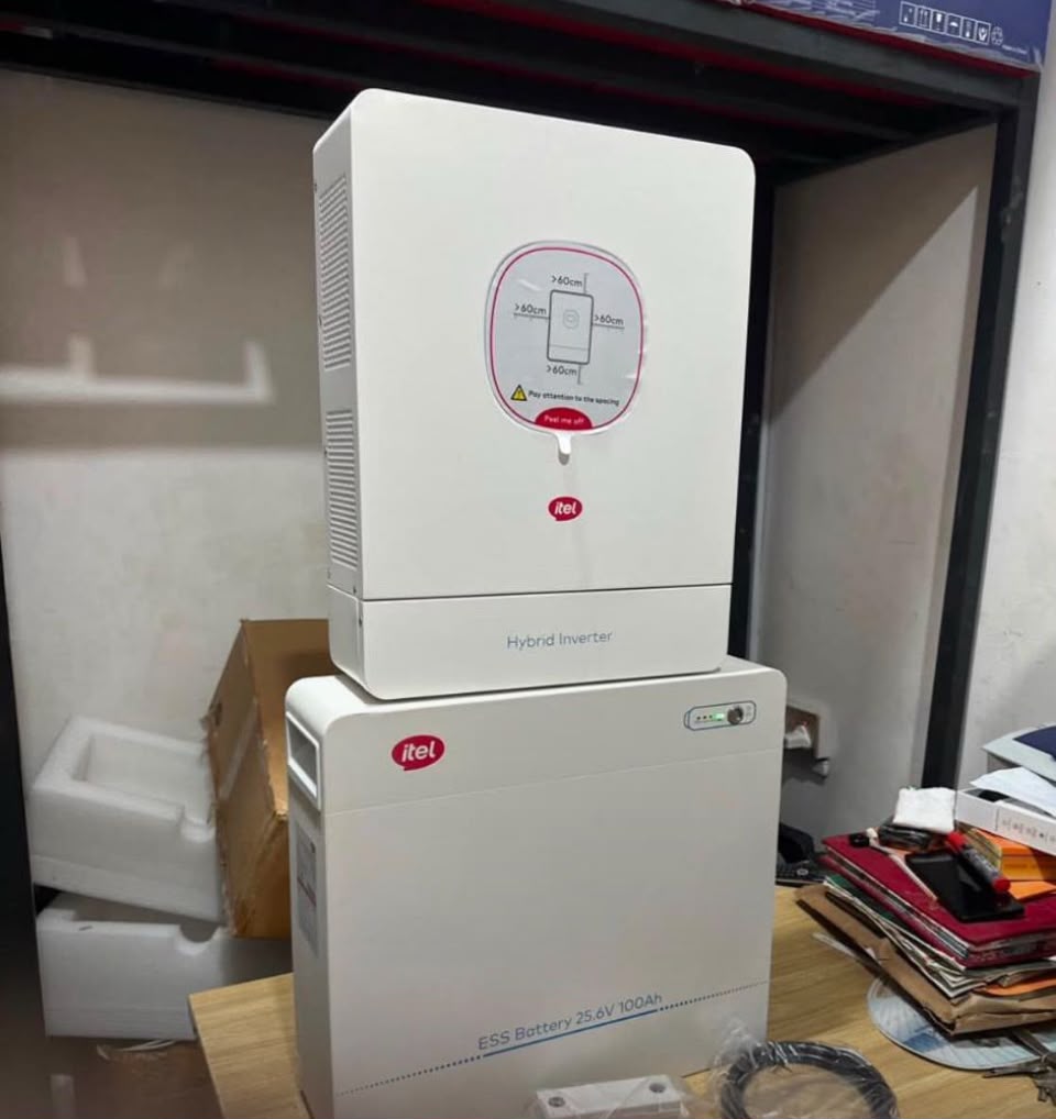Itel 1.5kVA Inverter + 2.56kWh Lithium Battery Smart Backup Combo