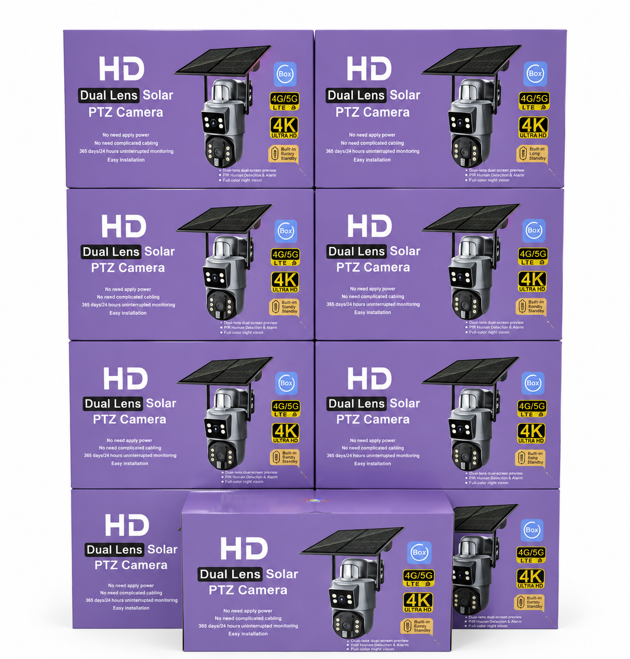 HD Dual Lens Solar PTZ Camera