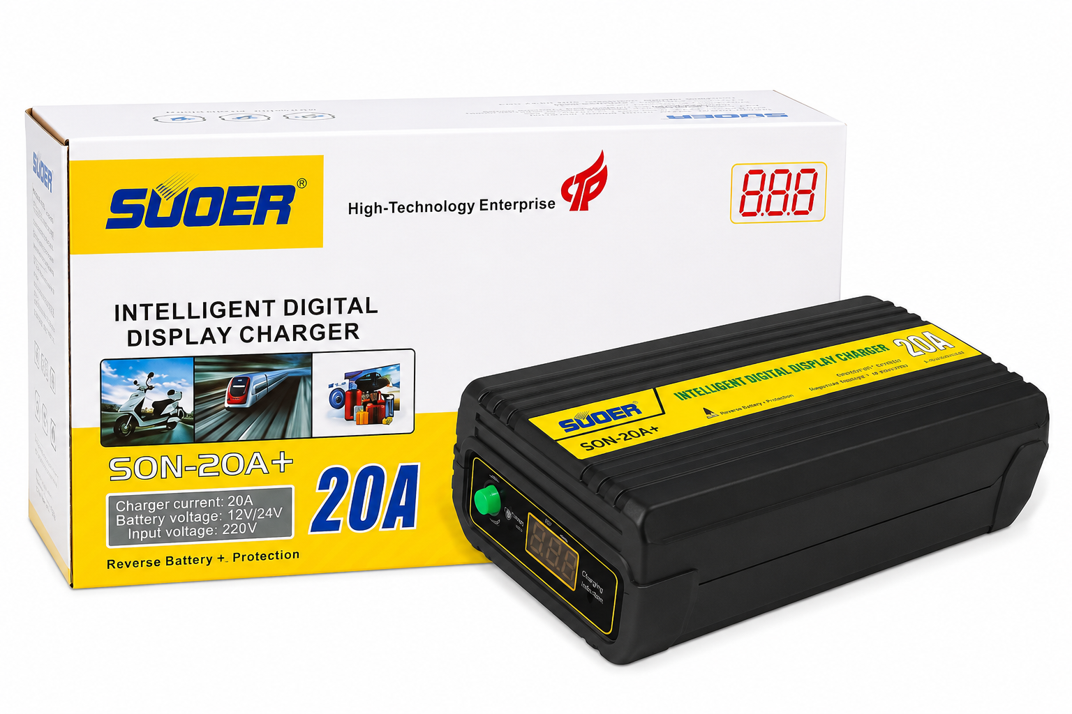 SUOER 20A BATTERY CHARGER
